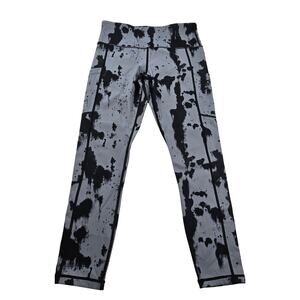 ZYIA Slate Oxidation Soft n Snug Hi-Rise 7/8 Pocket Leggings Size 4 Small EUC